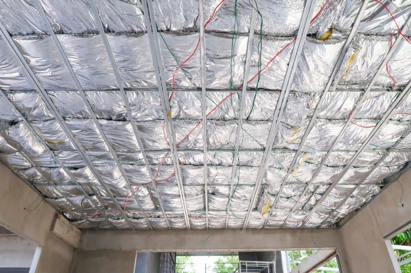 Ceiling Heat Installation